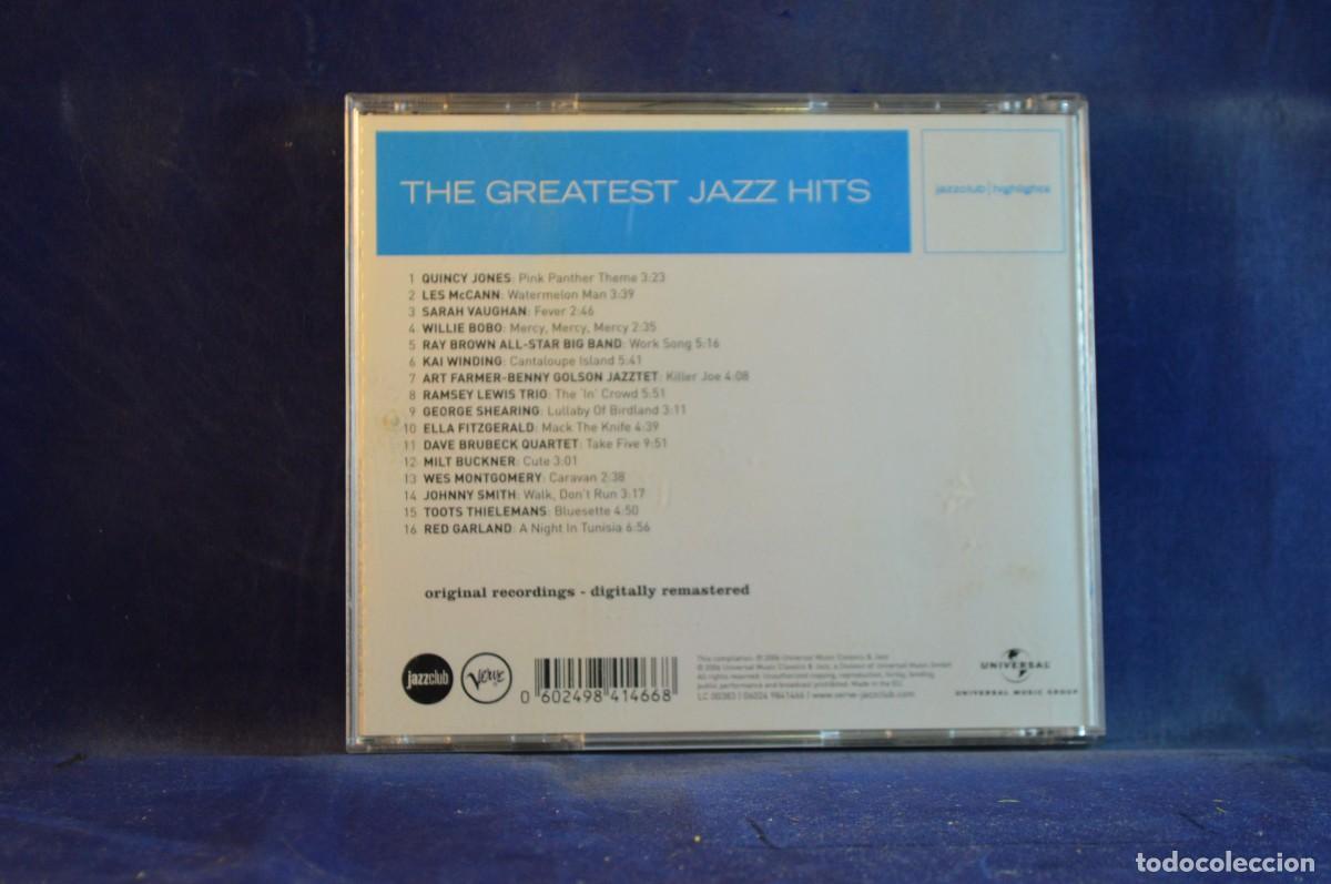 CDs de m&uacute;sica: VARIOUS &ndash; THE GREATEST JAZZ HITS - CD - Foto 2