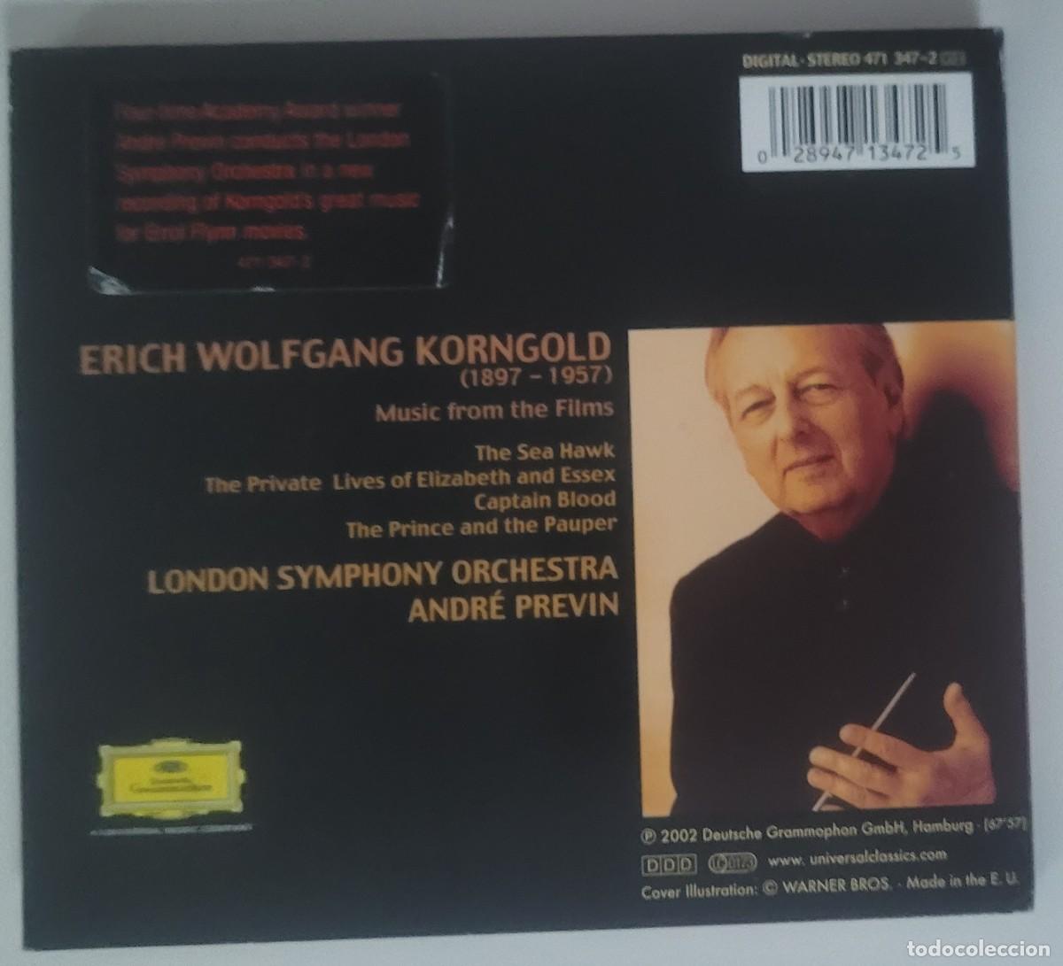 CDs de m&uacute;sica: PREVIN CONDUCTS KORNGOLD - Foto 2