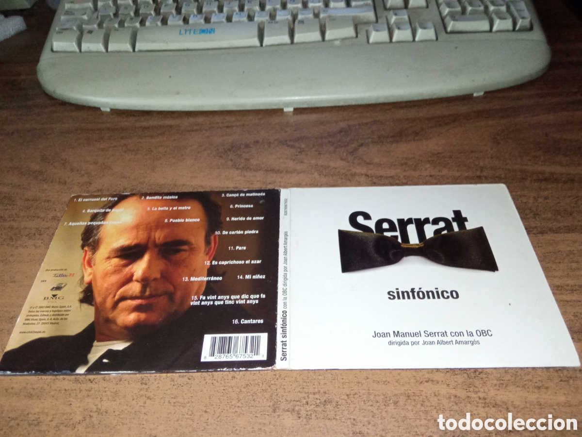 CDs de m&uacute;sica: SERRAT - SINF&Oacute;NICO (2003) Digipack - Foto 1