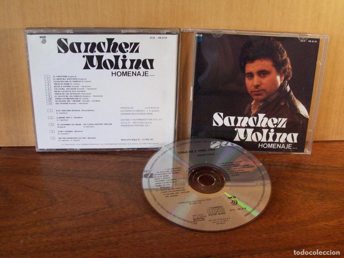 CDs de m&uacute;sica: SANCHEZ MOLINA - HOMENAJE ..................... - CD - Foto 1