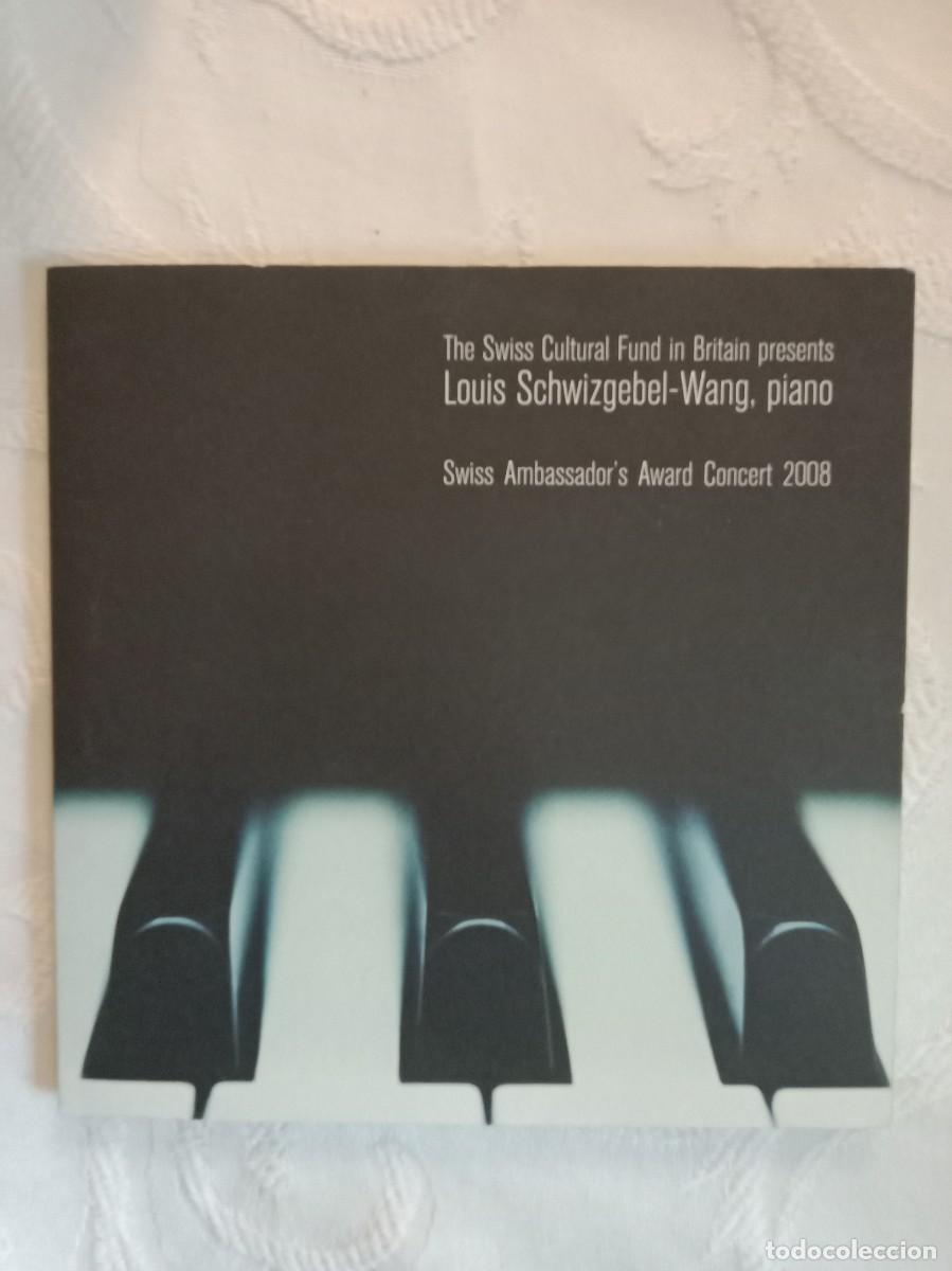 Music CDs: LOUIS SCHWIZGEBEL - Swiss Ambassador's Award Concert 2008