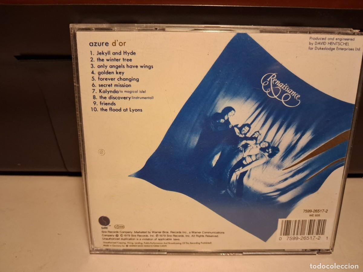 CDs de m&uacute;sica: CD RENAISSANCE - AZURE D&acute; OR - Foto 2