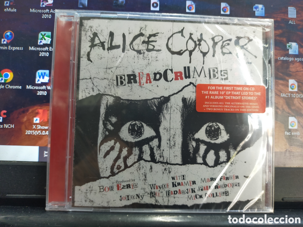 CDs de m&uacute;sica: Alice Cooper CD bread crumbs 2024 precintado - Foto 1