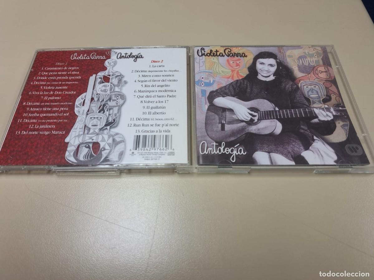 CDs de m&uacute;sica: VIOLETA PARRA - 2 CD - ANTOLOGIA - WARNER CHILE - Foto 1