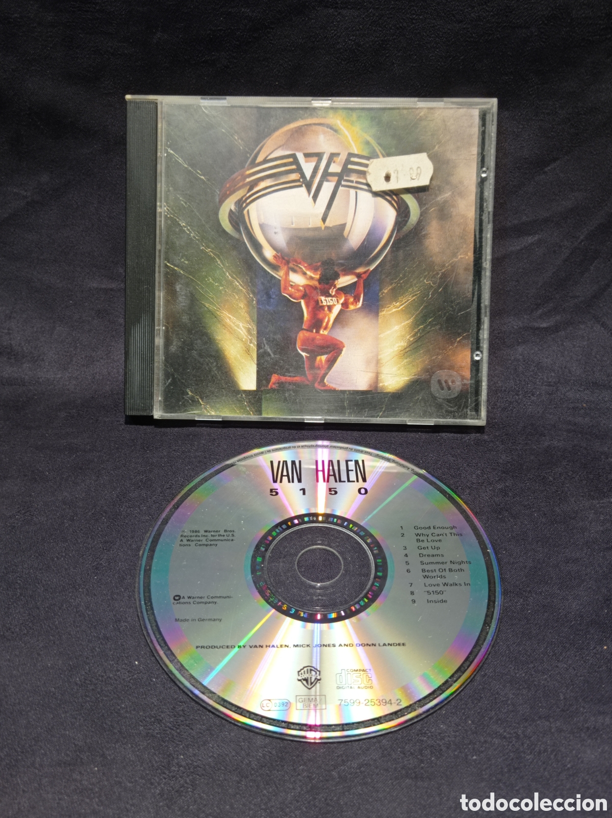 CDs de m&uacute;sica: CD VAN HALEN 5150. WARNER 1986 GERMANY. - Foto 1