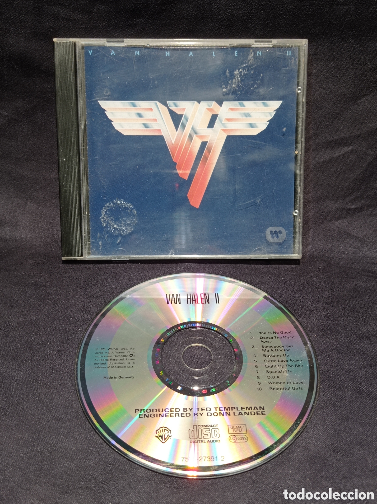 CDs de m&uacute;sica: CD VAN HALEN II. WARNER 1979 GERMANY - Foto 1