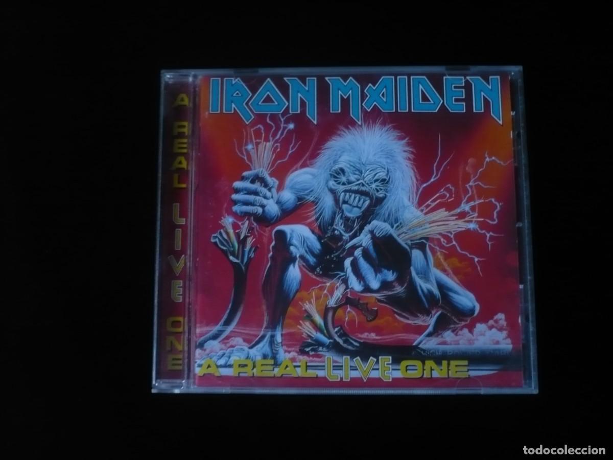 CDs de m&uacute;sica: iron maiden - a real live one - cd como nuevo - Foto 1