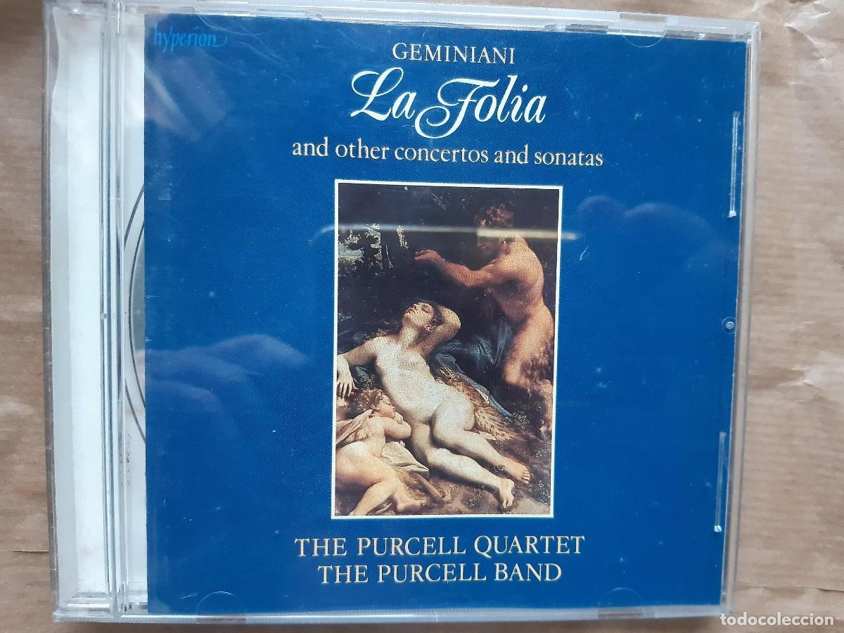 Music CDs: GEMINIANI LA FOLIA & OTHER CONCERTOS AND SONATAS THE PURCELL QUARTET AND THE PURCELL BAND CD