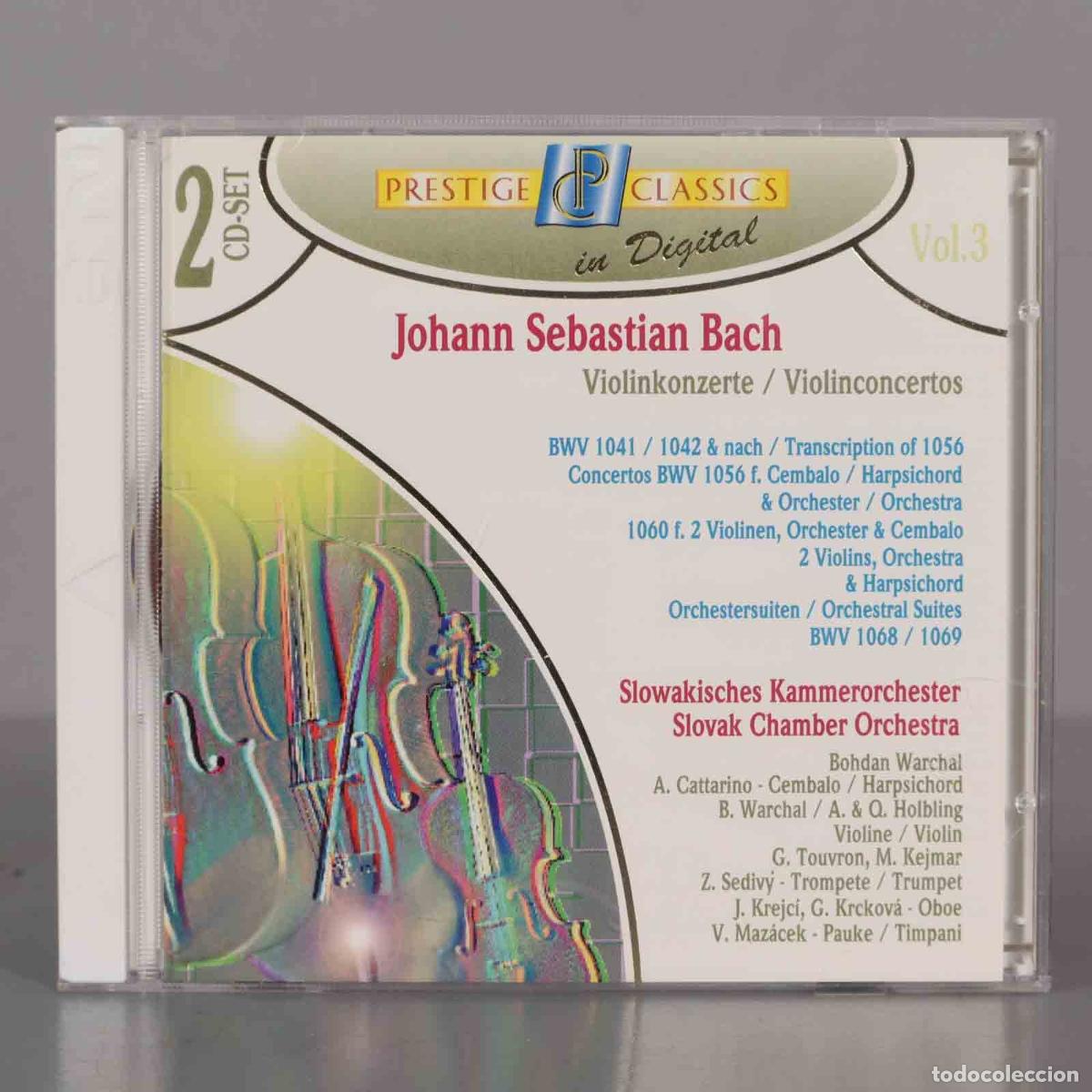 Music CDs: CD. Bach, Slovak Chamber Orchestra, Bohdan Warchal &ndash; Violinkonzerte / Violinconcertos
