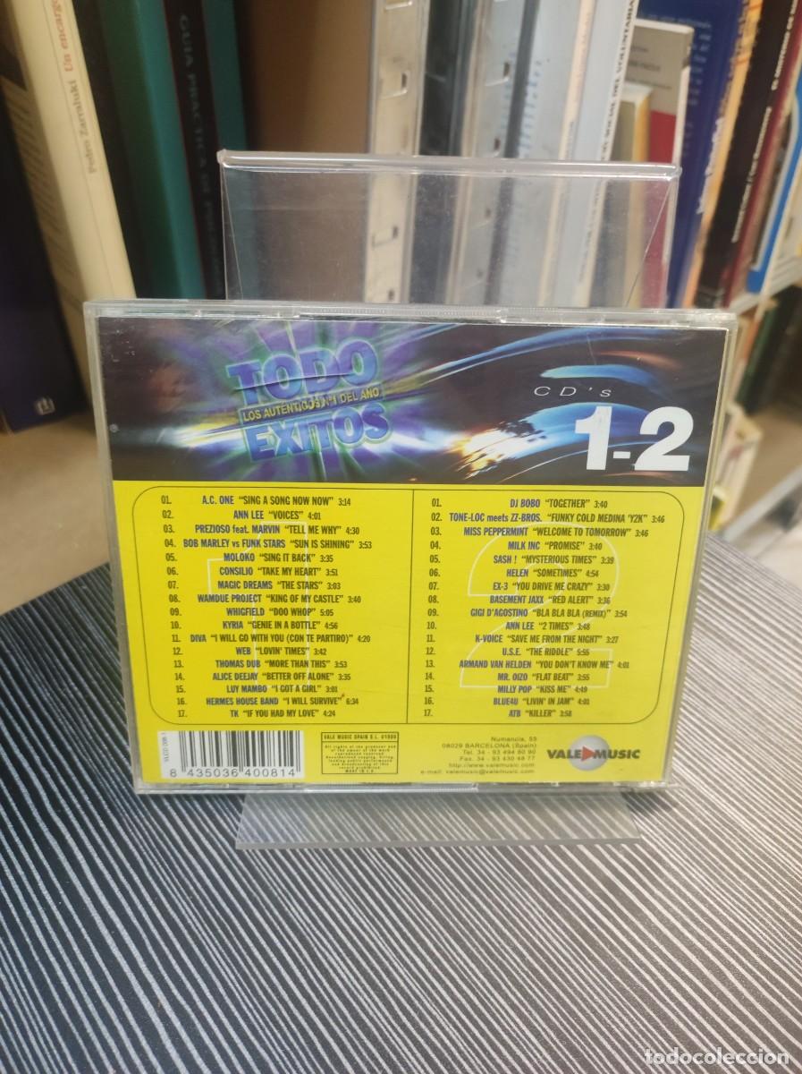 CDs de m&uacute;sica: TODO EXITOS 1-2 LOS AUTENTICOS N1 DEL A&Ntilde;O - Foto 2