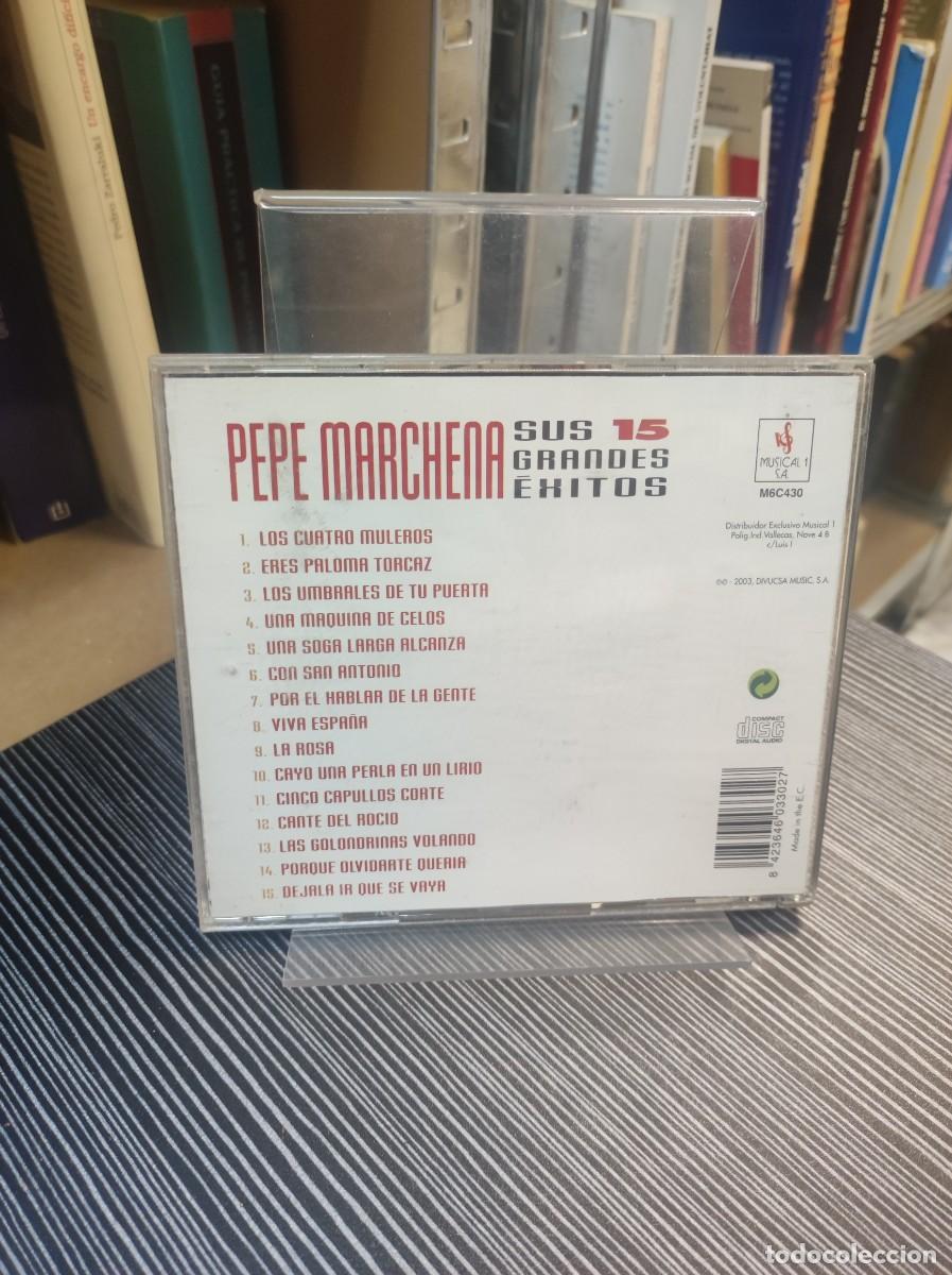 CDs de m&uacute;sica: PEPE MARCHENA SUS 15 GRANDES EXITOS - Foto 2