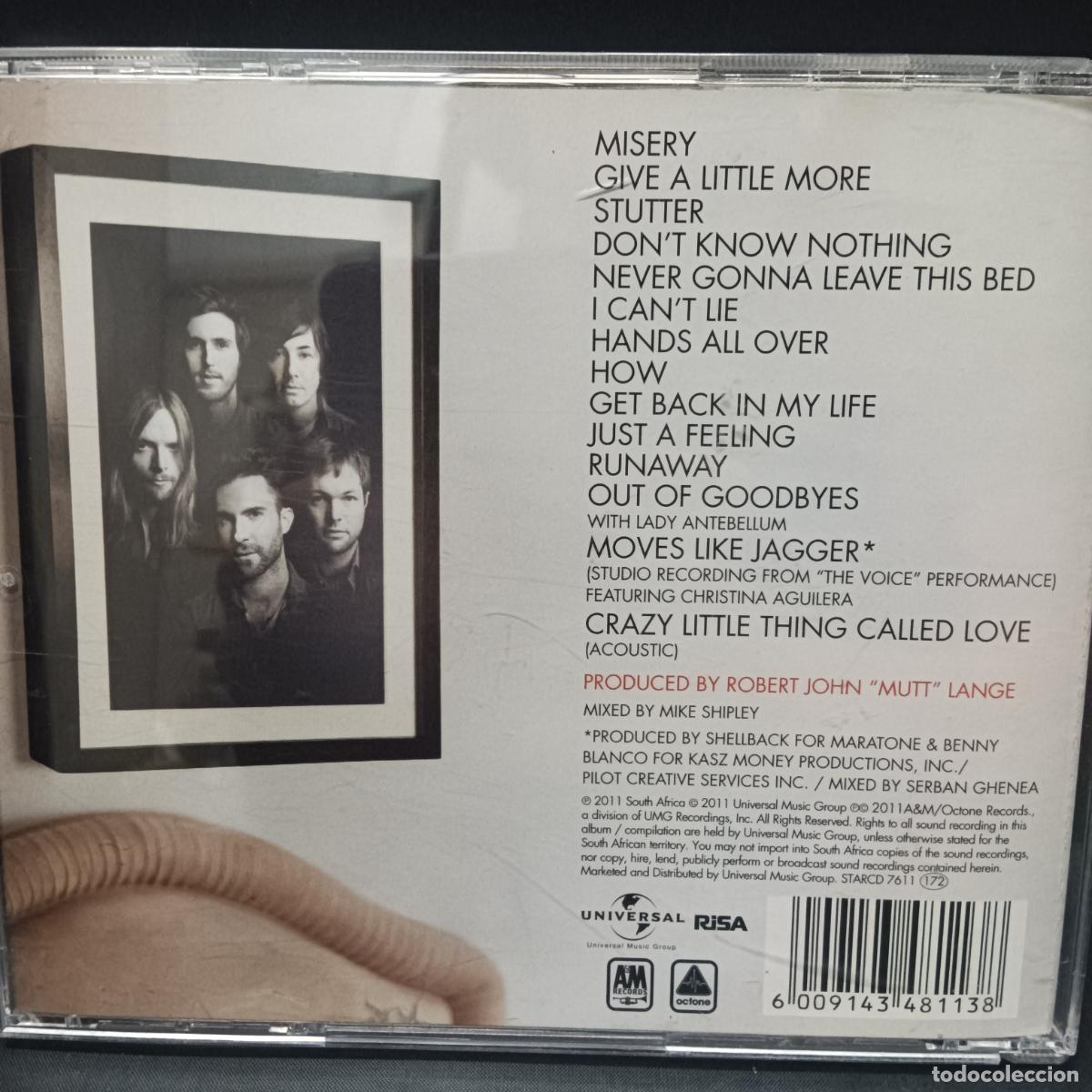 CDs de m&uacute;sica: MAROON 5, Hands all over - CD MARRON5 - Foto 2