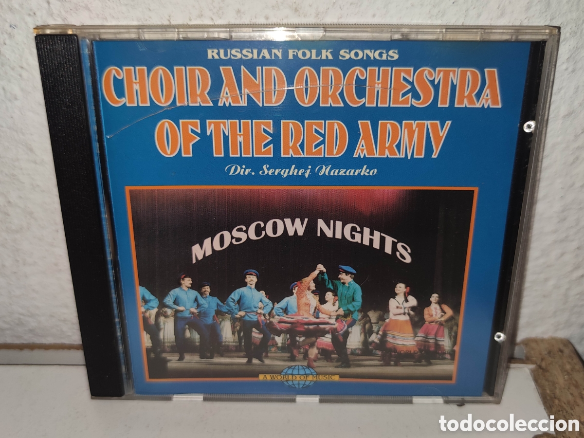 CDs de M&uacute;sica: Cd - Russian Folk Songs - Choir and orchestra of the red army - Moscow Nights - Serghei Nazarko