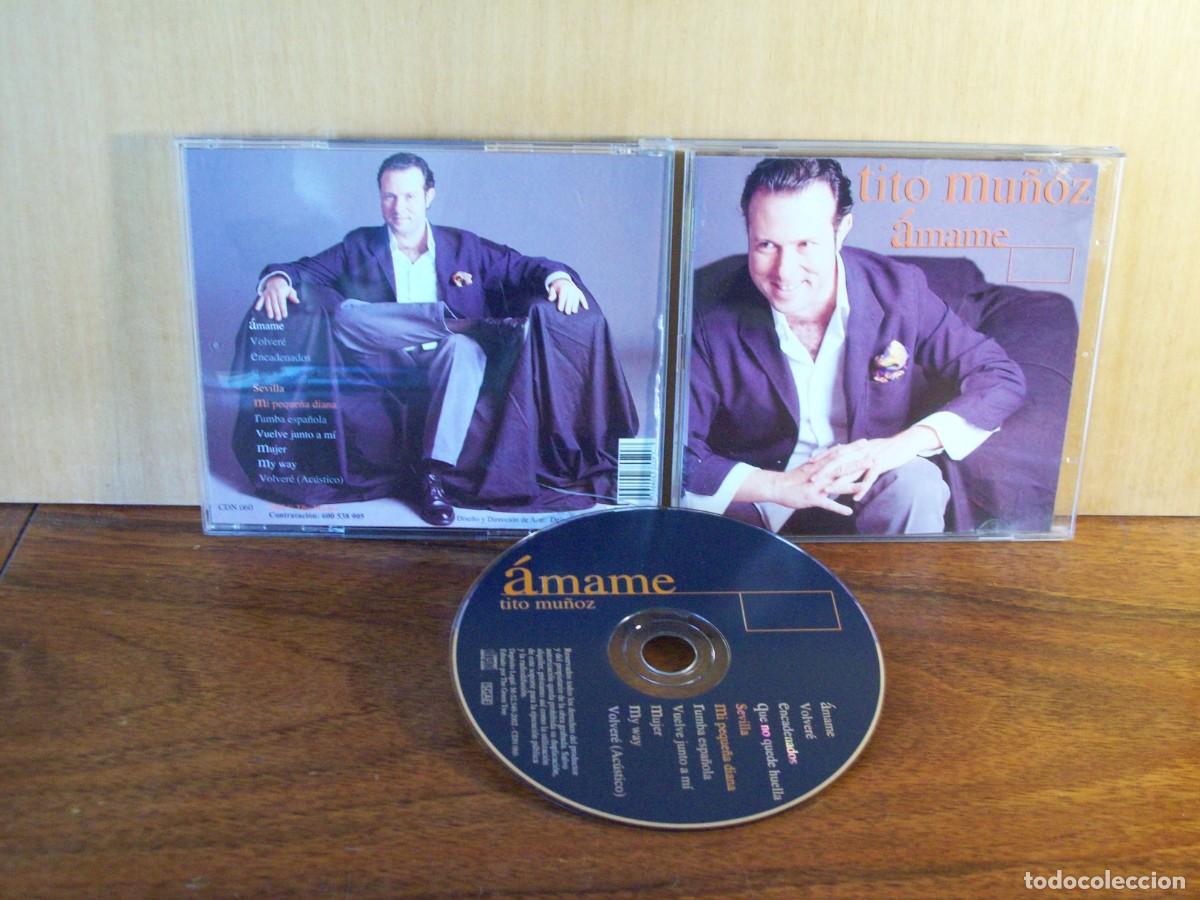 CDs de m&uacute;sica: TITO MU&Ntilde;OZ - AMAME - CD .... - Foto 1