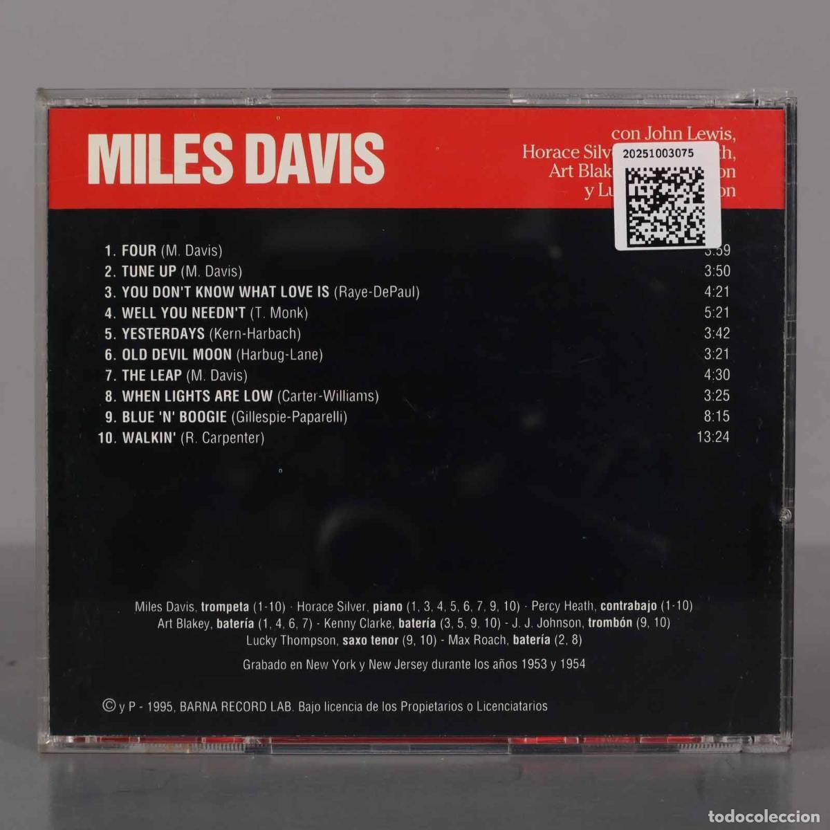 CDs de m&uacute;sica: CD. Miles Davis &ndash; Miles Davis - Foto 2