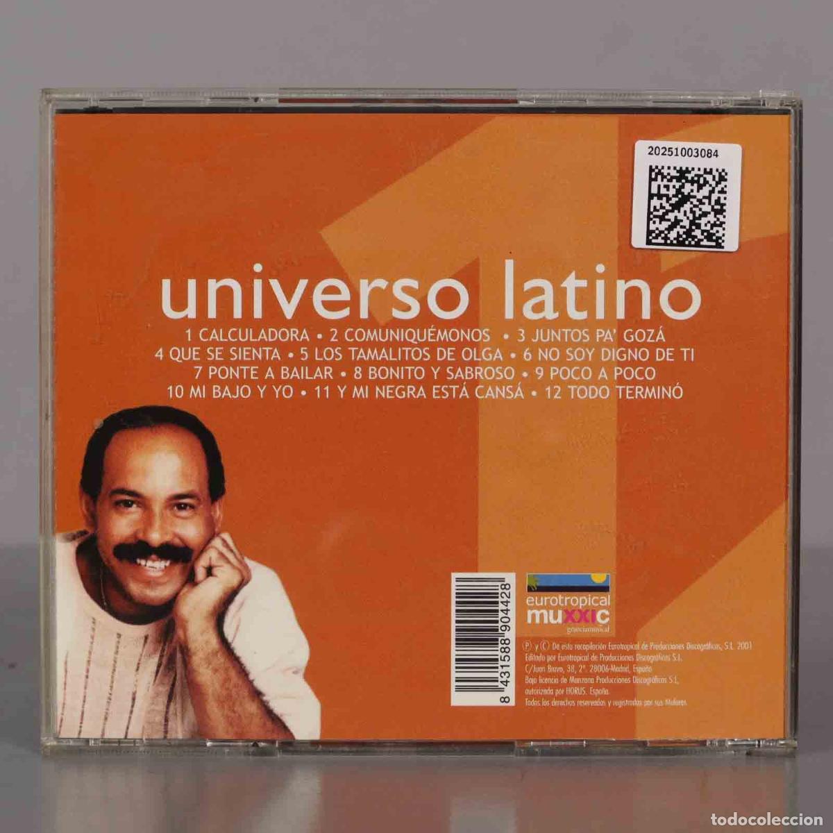 CDs de m&uacute;sica: CD. Oscar D&acute; Le&oacute;n &ndash; Universo Latino 12 - Foto 2