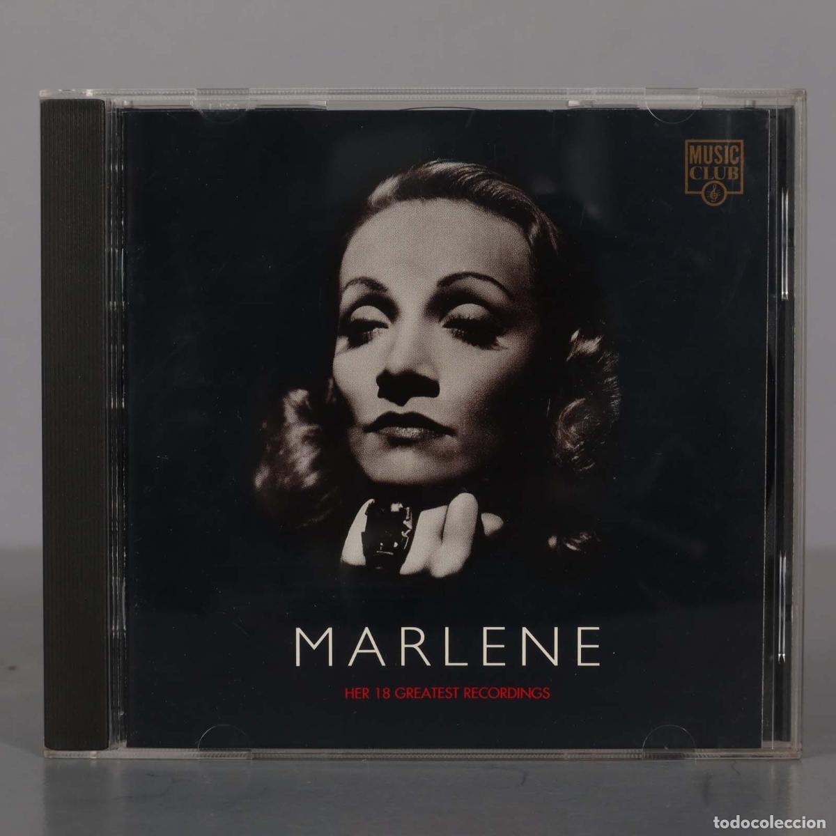CDs de m&uacute;sica: CD. Marlene Dietrich &ndash; Marlene - Her 18 Greatest Recordings - Foto 1