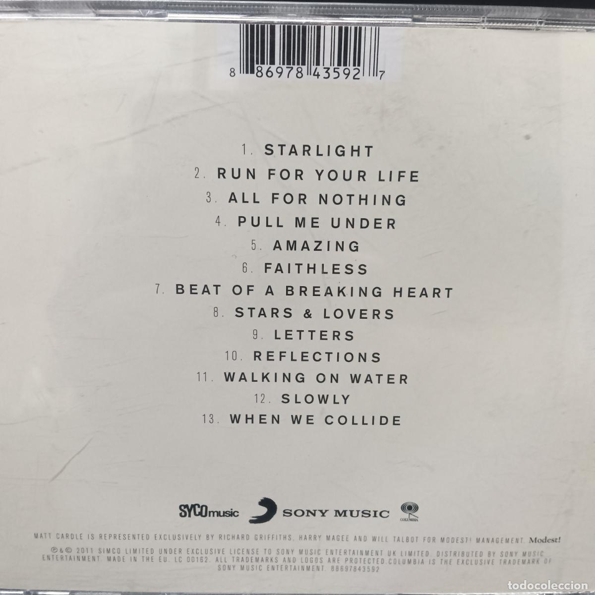 CDs de m&uacute;sica: MATT CARDLE, LETTERS. CD - Foto 2