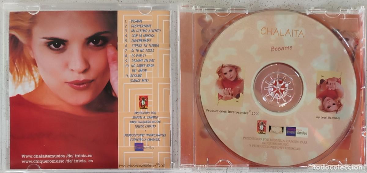 CDs de m&uacute;sica: CHALAITA - BESAME (CD) 2001 - 11 TEMAS - Foto 2