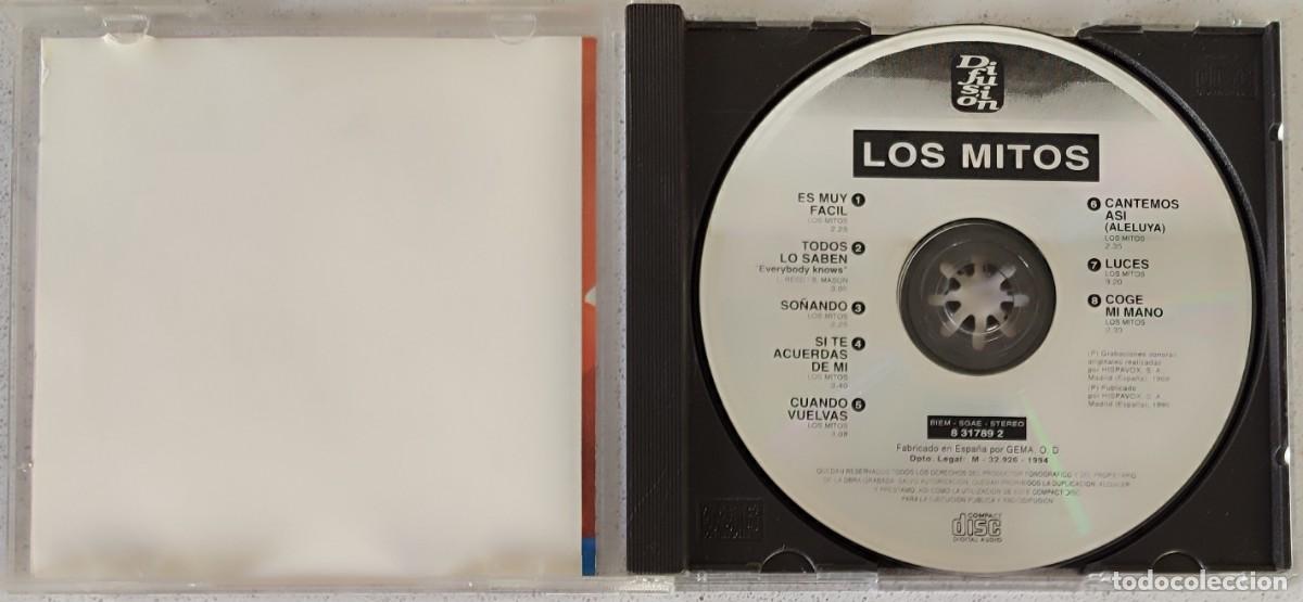 CDs de m&uacute;sica: LOS MITOS - LOS MITOS (CD) 1995 - 8 TEMAS - DIFUSI&Oacute;N - Foto 2