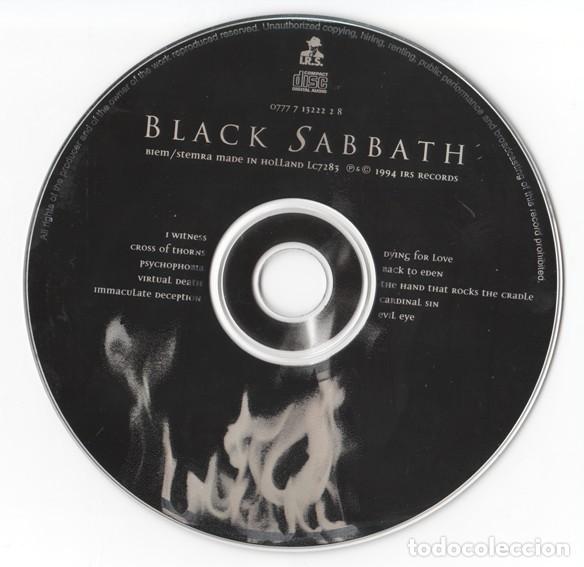CDs de m&uacute;sica: Black Sabbath &rdquo;Cross Purposes&rdquo; CD - Foto 2