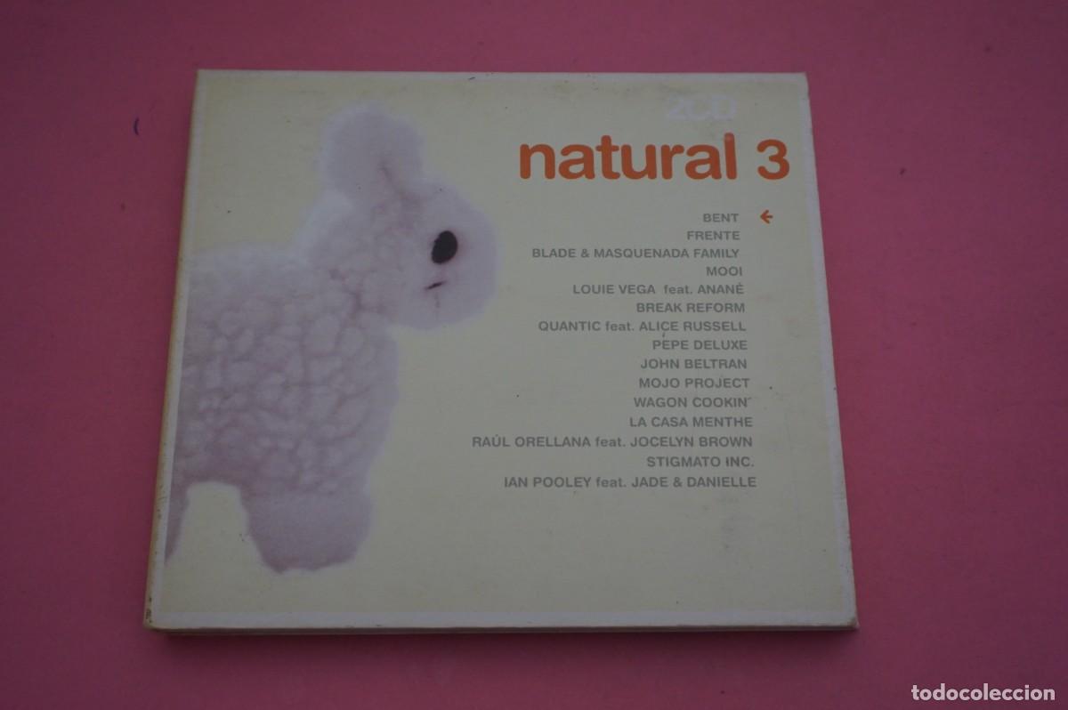 CDs de m&uacute;sica: CD - NATURAL 3 - DOBLE CD - DISCO EN BUEN ESTADO - Foto 1