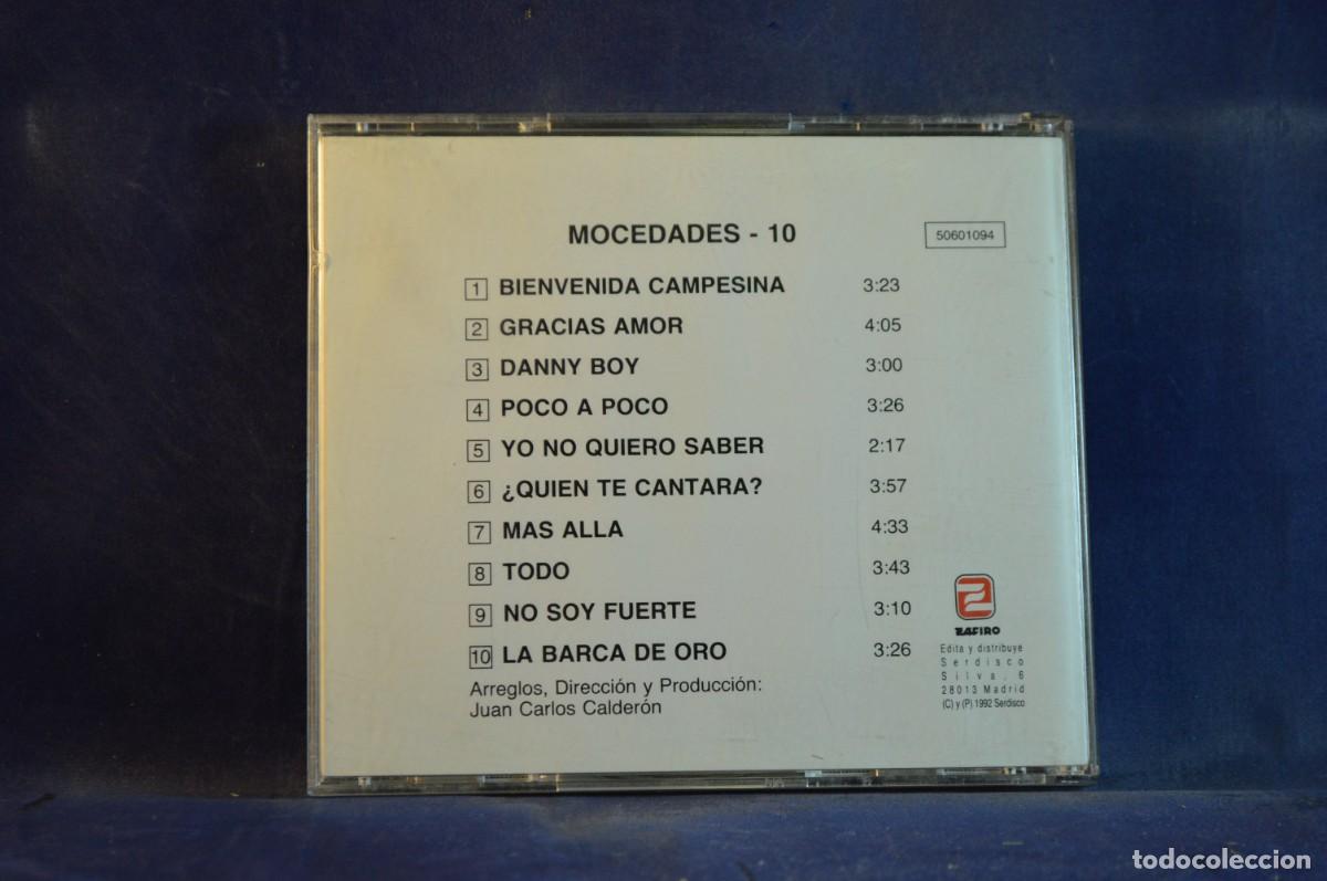 CDs de m&uacute;sica: MOCEDADES &ndash; MOCEDADES 10 - CD - Foto 2