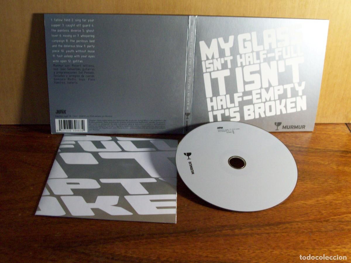 CDs de m&uacute;sica: MURMUR - MY GLASS ISNT HALF-FULL IT ISNT HALF-EMPTY ITS BROKEN - CD DIGIPACK CON L - Foto 1