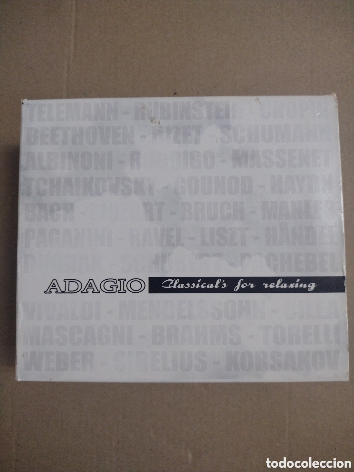 CDs de m&uacute;sica: ADAGIO - CLASSICALS FOR RELAXING - 5 CDS - Foto 1