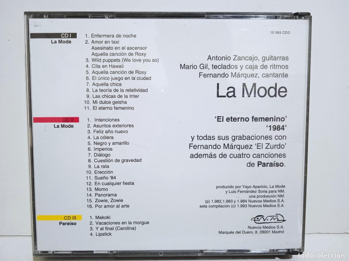 CDs de m&uacute;sica: La Mode - La Mode - 2 x CD + CD Single - 1993 - Completo - Foto 2