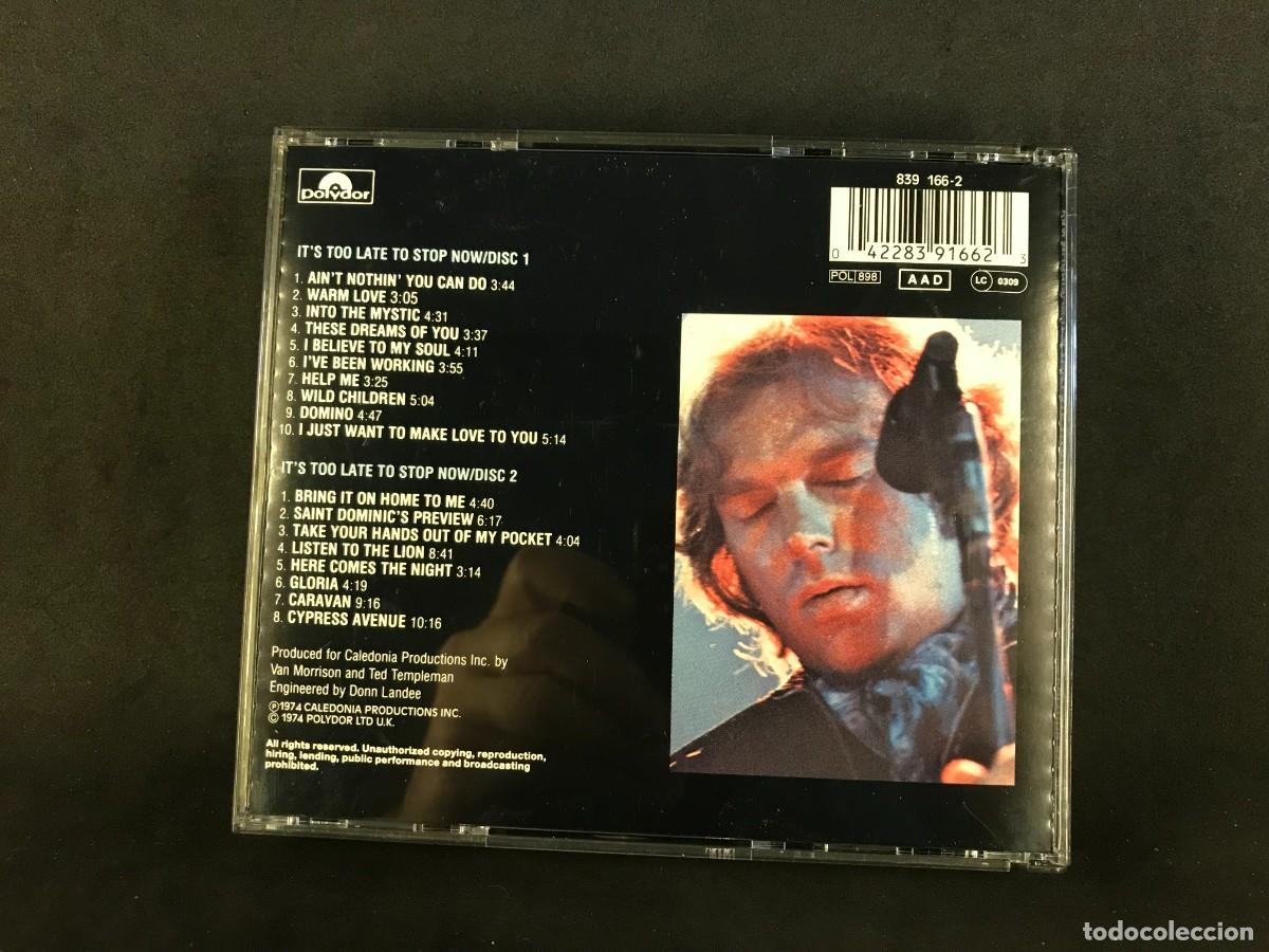 CDs de m&uacute;sica: Van Morrison &ndash; Its Too Late To Stop Now - 2 CD - Polydor - Foto 2