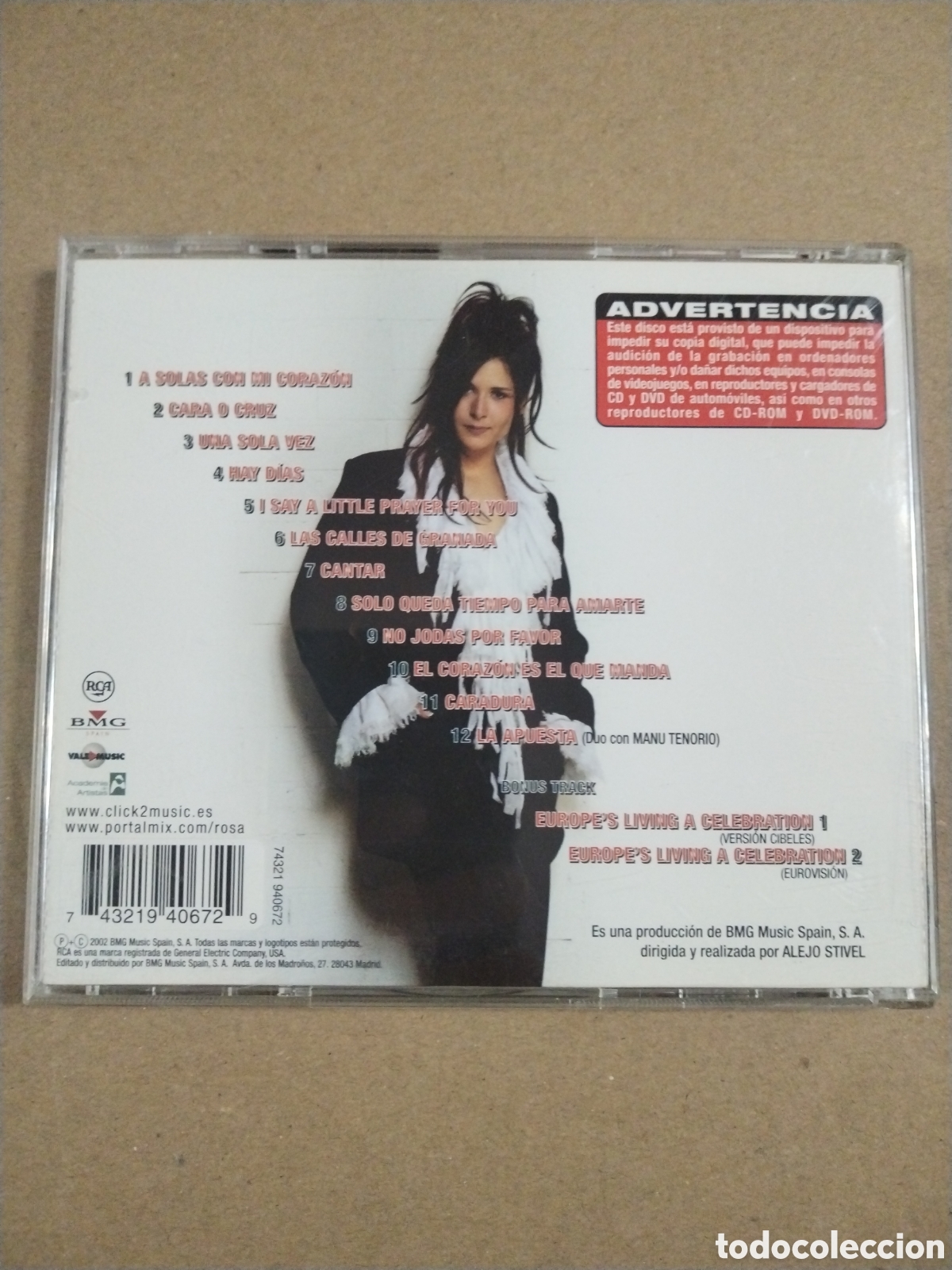 CDs de m&uacute;sica: ROSA - DISCO DE M&Uacute;SICA. CD - Foto 2