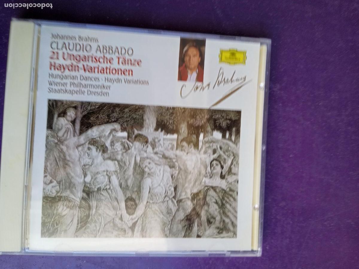 CDs de M&uacute;sica: Brahms - ABBADO - 21 DANZAS HUNGARAS -FILARM VIENA - CD DEUTSCHE 1991 - CLASICA ROMANTICA