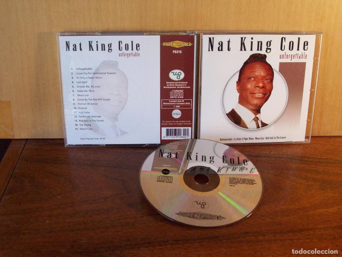 CDs de m&uacute;sica: NAT KING COLE - UNFORGETTABLE - CD - Foto 1