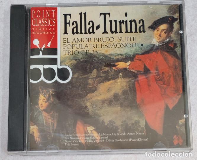 CDs de m&uacute;sica: FALLA, J. TURINA, POINT CLASSIC 1994, CD - Foto 1
