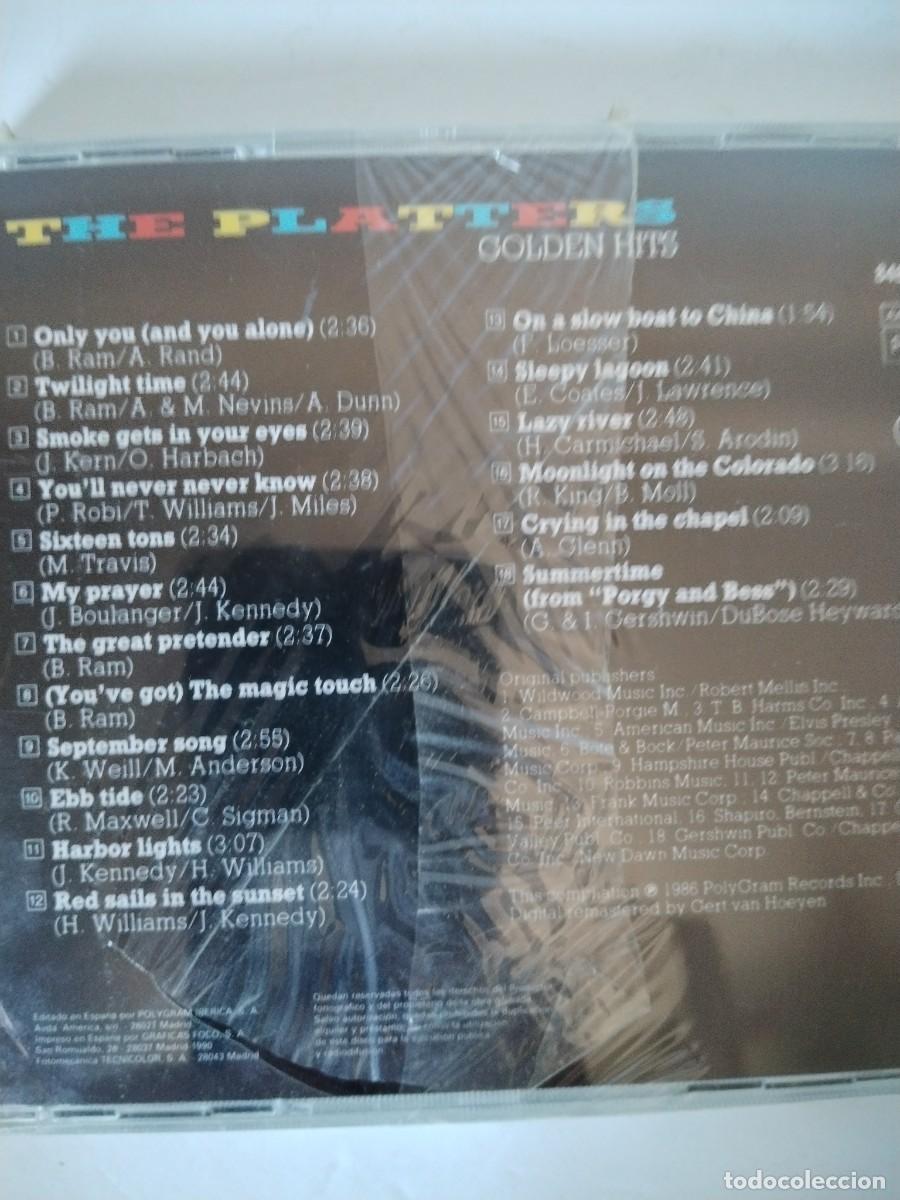 CDs de m&uacute;sica: The Platters Golden Hits - Foto 3