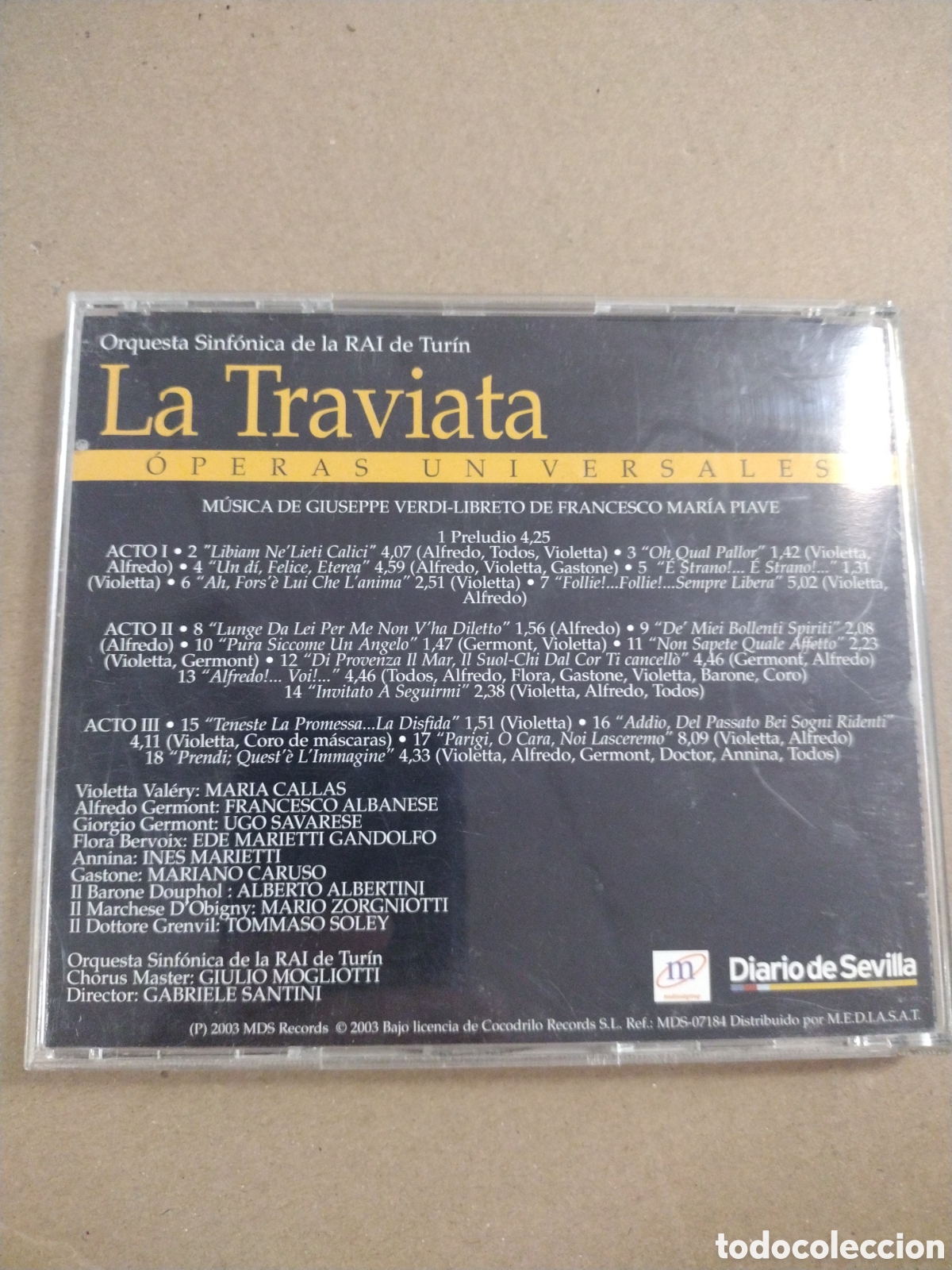 CDs de m&uacute;sica: Operas Universales. La Traviata. CD - Foto 2