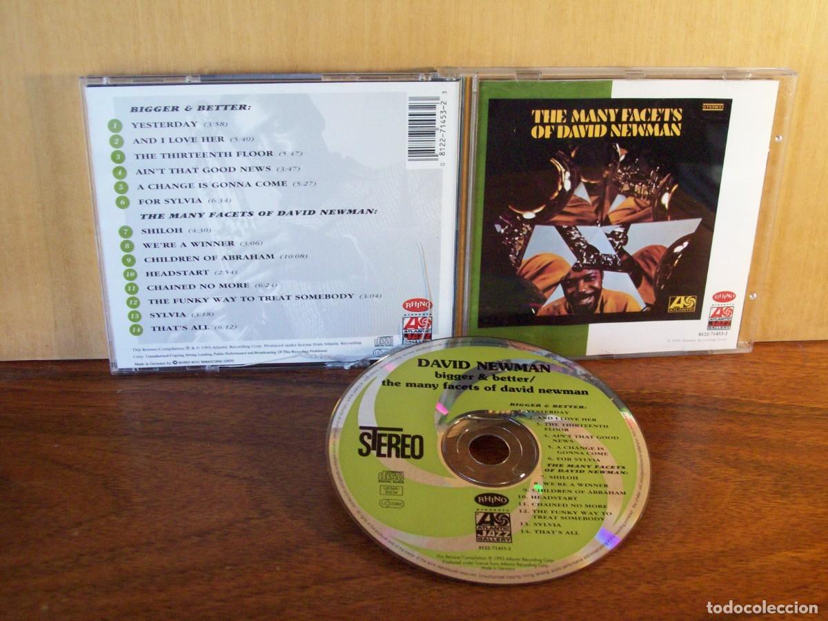 CDs de m&uacute;sica: DAVID NEWMAN - THE MANY FACETS - BIGGER & BETTER - CD - Foto 1