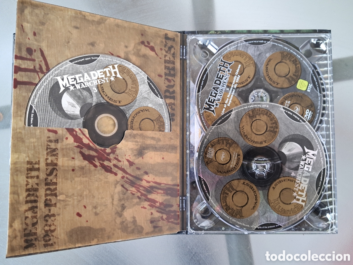 CDs de m&uacute;sica: Megadeth Warchest 2007 - Foto 5