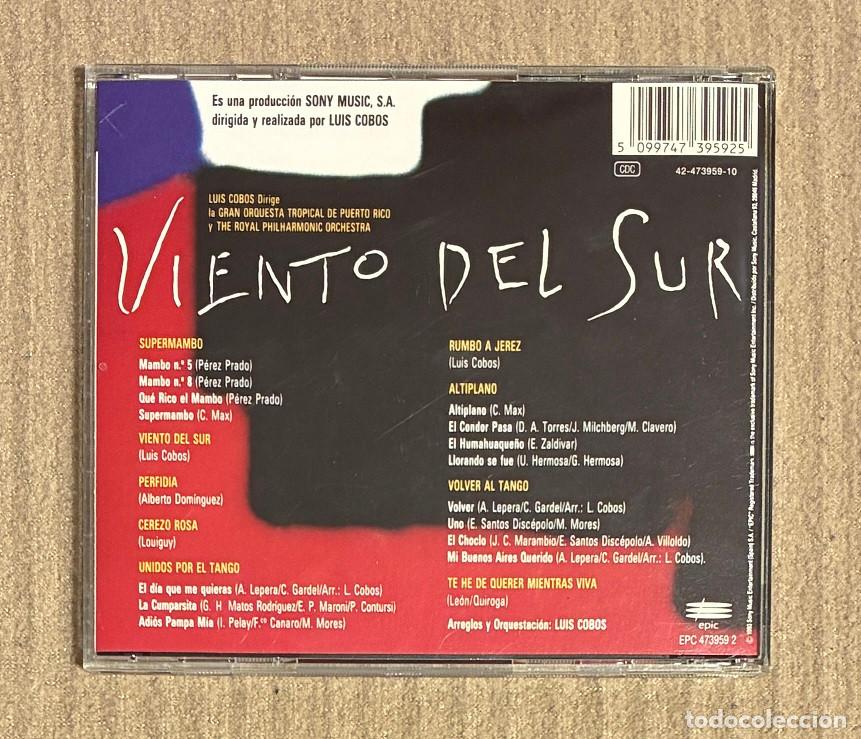 CDs de m&uacute;sica: Luis Cobos. Viento Del Sur (0892CD) - Foto 2