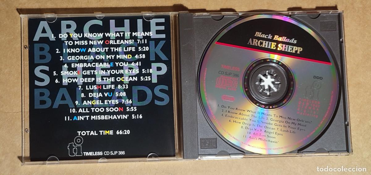 CDs de m&uacute;sica: ARCHIE SHEPP - BLACK BALLADS - 1992 - Foto 2