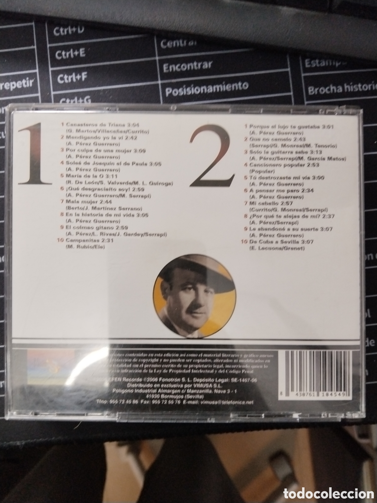 CDs de m&uacute;sica: El sevillano dos CD con todos sus &eacute;xitos - Foto 2