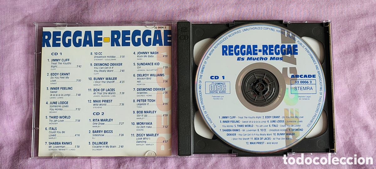 CDs de m&uacute;sica: Reggae-Reggae Es Mucho M&aacute;s - Arcade 2CD - Foto 2
