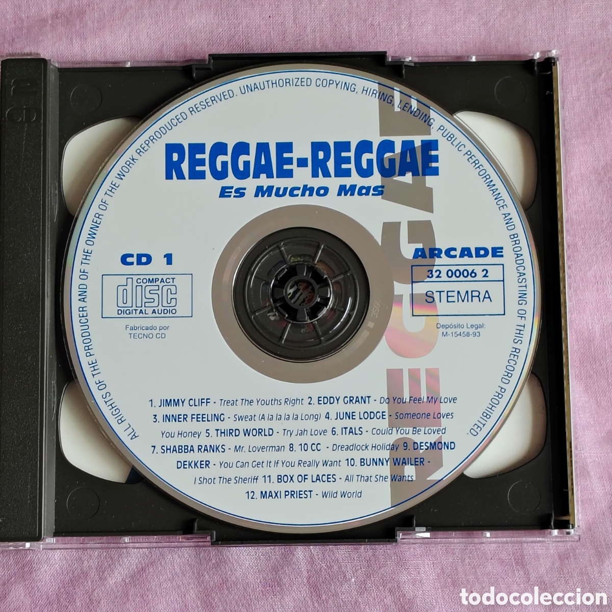 CDs de m&uacute;sica: Reggae-Reggae Es Mucho M&aacute;s - Arcade 2CD - Foto 3