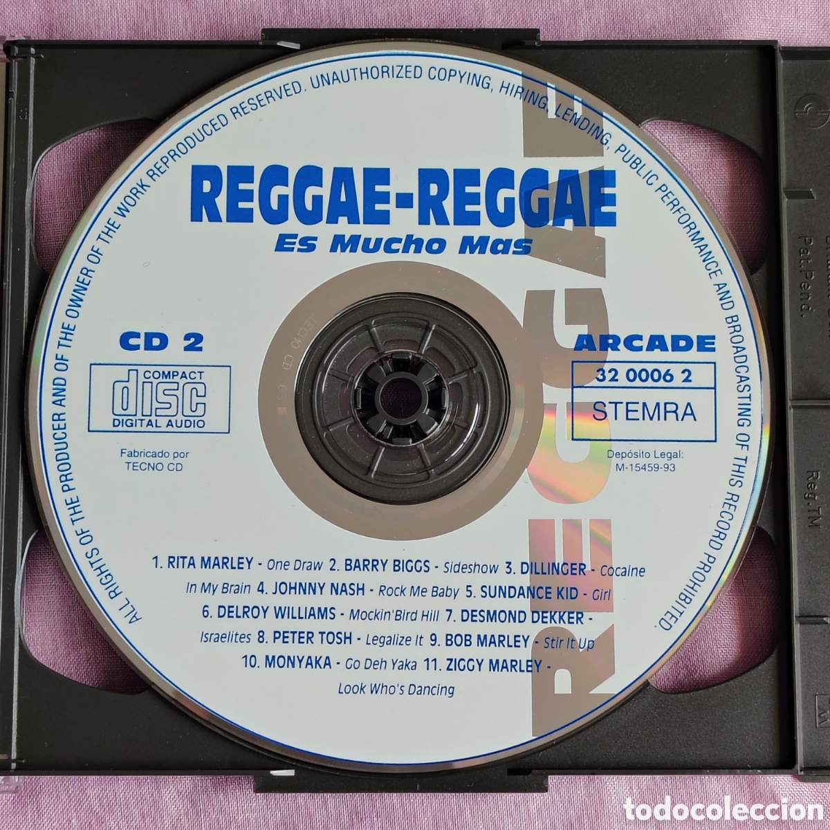 CDs de m&uacute;sica: Reggae-Reggae Es Mucho M&aacute;s - Arcade 2CD - Foto 4