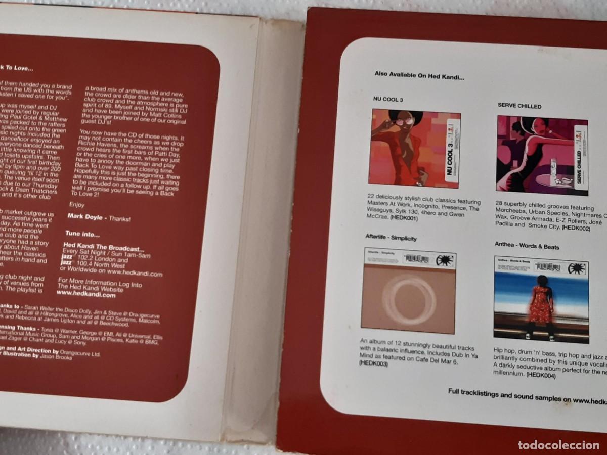 CDs de m&uacute;sica: CD &rdquo;BACK TO LOVE&rdquo; 2CD 22 TRACKS DIGIPACK HEDK ANDI COMPILED MARK DOYLE CD - Foto 3
