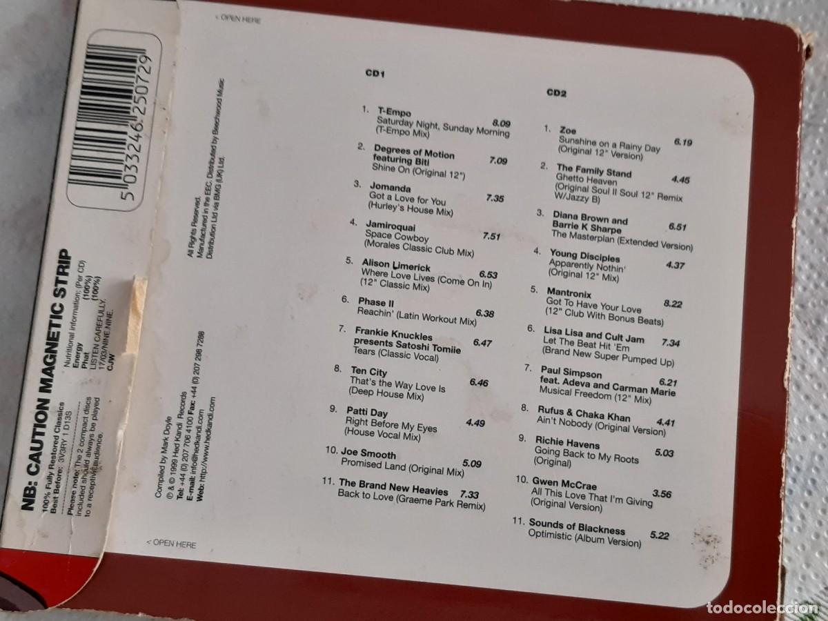CDs de m&uacute;sica: CD &rdquo;BACK TO LOVE&rdquo; 2CD 22 TRACKS DIGIPACK HEDK ANDI COMPILED MARK DOYLE CD - Foto 5
