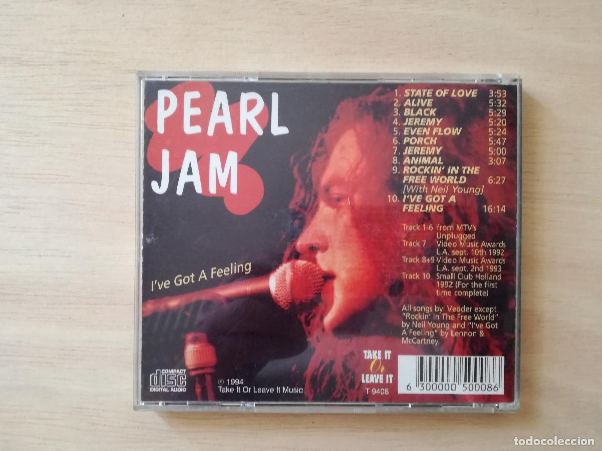 CDs de m&uacute;sica: PEARL JAM - IVE GOT A FEELING - PEDIDO MINIMO 7&euro; - Foto 2