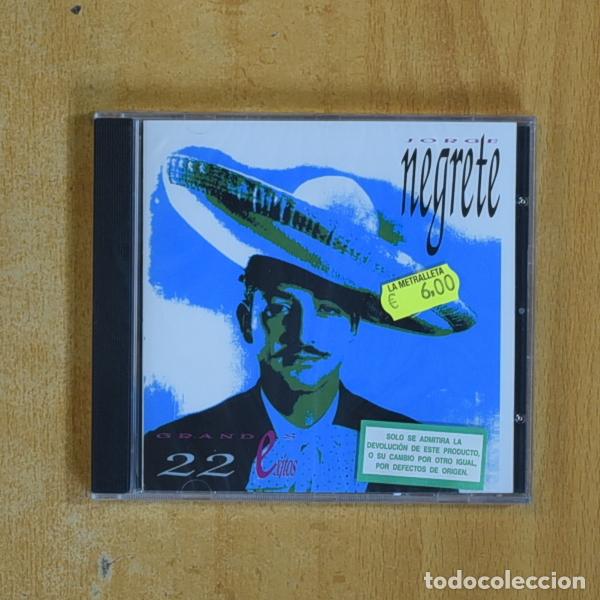 CDs de m&uacute;sica: JORGE NEGRETE - 22 GRANDES EXITOS - CD - Foto 1