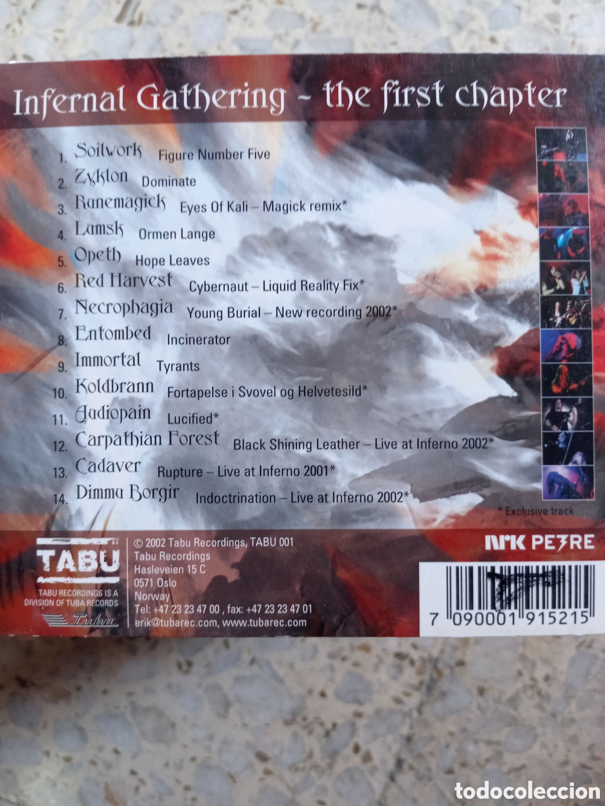 CDs de m&uacute;sica: CD INFERNAL GATHERING THE FIRTS CHAPTER - Foto 2